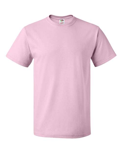 Fruit Of The Loom 3930R HD Cotton Short Sleeve T-Shirt - Classic Pink - HIT a Double