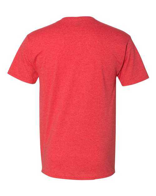 Fruit Of The Loom 3930R HD Cotton Short Sleeve T-Shirt - Fiery Red Heather - HIT a Double