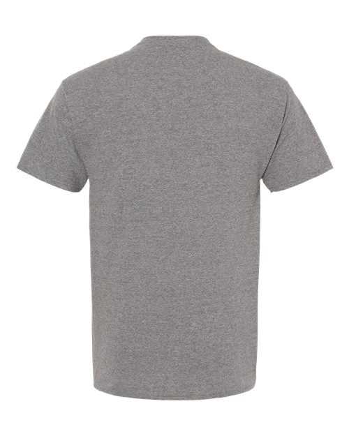 Fruit Of The Loom 3930R HD Cotton Short Sleeve T-Shirt - Graphite Heather - HIT a Double