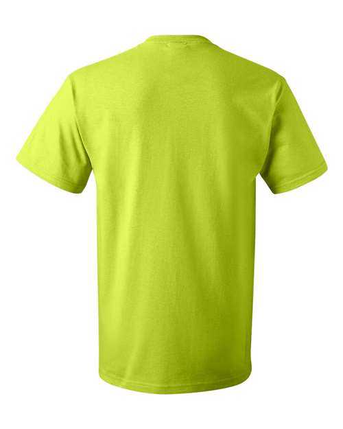 Fruit Of The Loom 3930R HD Cotton Short Sleeve T-Shirt - Neon Green - HIT a Double