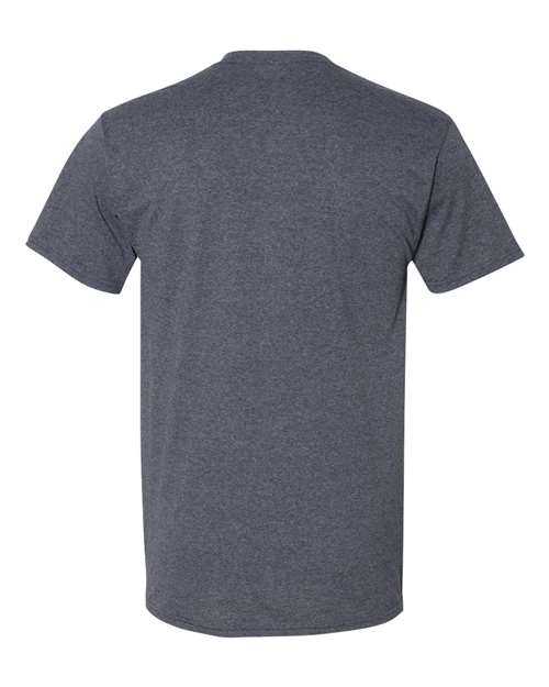 Fruit Of The Loom 3930R HD Cotton Short Sleeve T-Shirt - Vintage Heather Navy - HIT a Double
