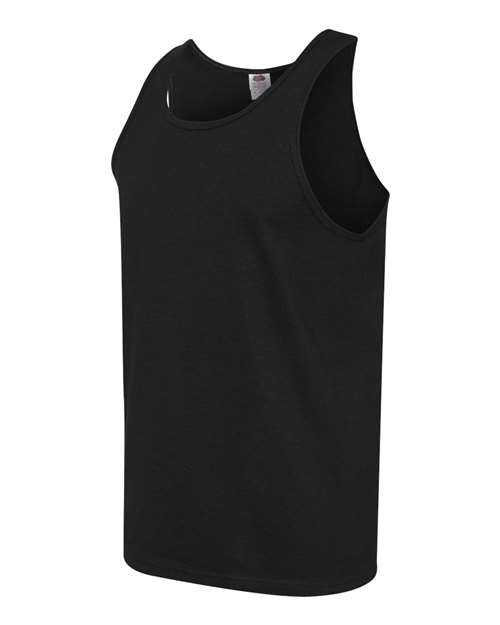 Fruit Of The Loom 39TKR HD Cotton Tank Top - Black - HIT a Double