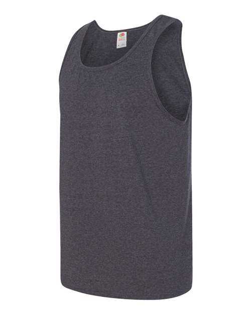 Fruit Of The Loom 39TKR HD Cotton Tank Top - Black Heather - HIT a Double