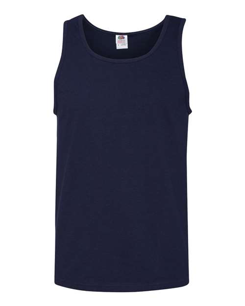 Fruit Of The Loom 39TKR HD Cotton Tank Top - J. Navy - HIT a Double
