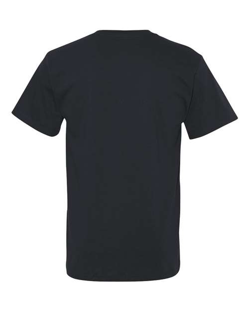 Fruit Of The Loom 39VR HD Cotton V-Neck T-Shirt - Black - HIT a Double
