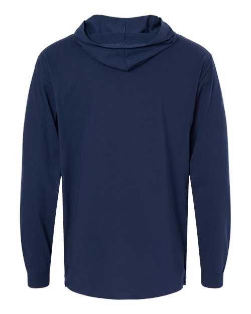 Fruit Of The Loom 4930LSH HD Cotton Jersey Hooded T-Shirt - J. Navy - HIT a Double