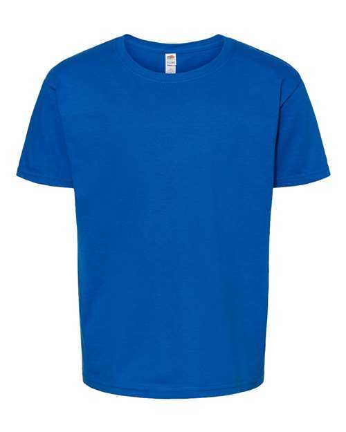 Fruit Of The Loom IC47BR Youth Iconic T-Shirt - Royal - HIT a Double - 1