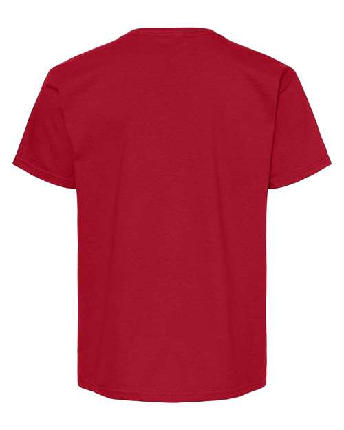 Fruit Of The Loom IC47BR Youth Iconic T-Shirt - True Red - HIT a Double - 2