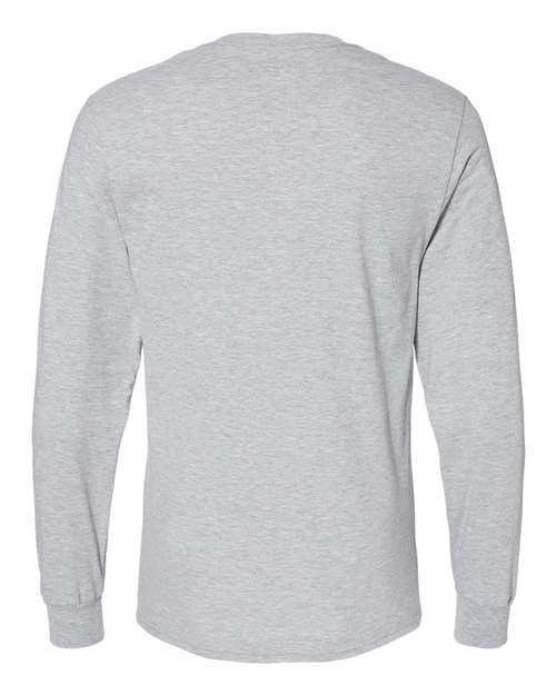 Fruit Of The Loom IC47LSR Unisex Iconic Long Sleeve T-Shirt - Athletic Heather - HIT a Double