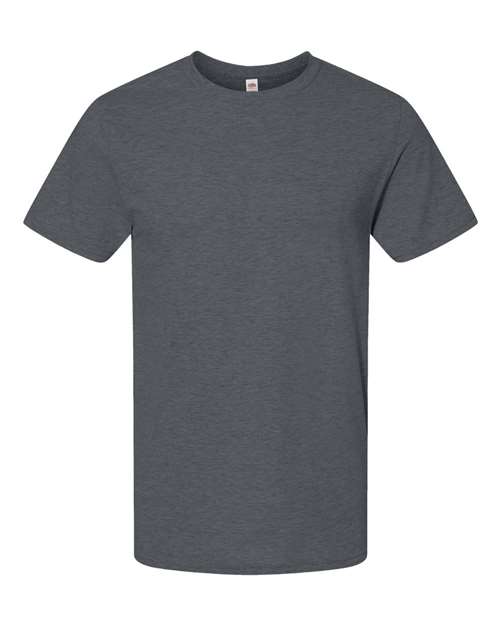 Fruit Of The Loom IC47MR Unisex Iconic T-Shirt - Charcoal Heather - HIT a Double