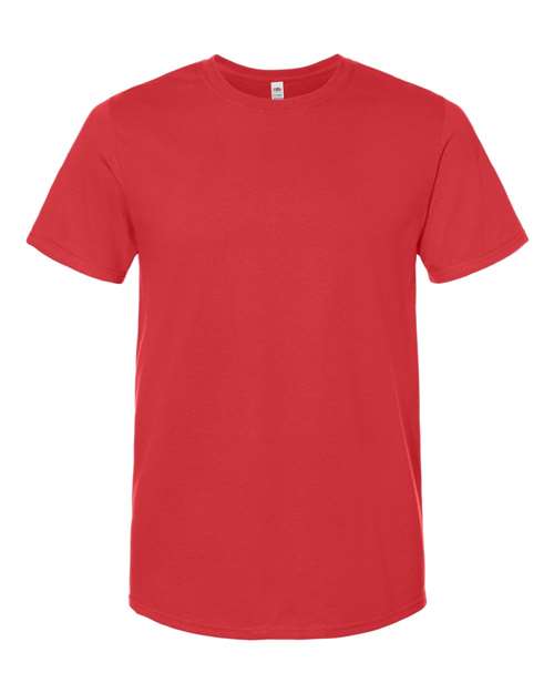Fruit Of The Loom IC47MR Unisex Iconic T-Shirt - Fiery Red Heather - HIT a Double