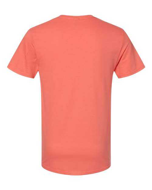 Fruit Of The Loom IC47MR Unisex Iconic T-Shirt - Sunset Coral - HIT a Double - 2