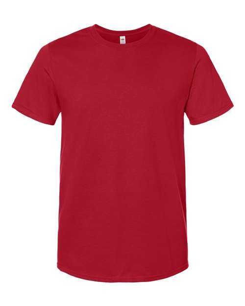 Fruit Of The Loom IC47MR Unisex Iconic T-Shirt - True Red - HIT a Double