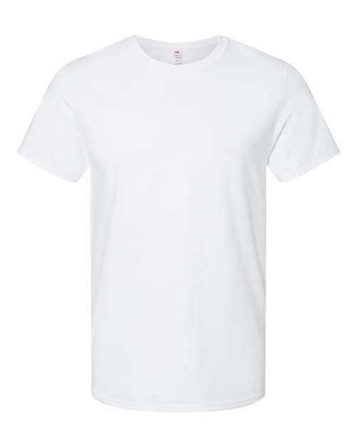 Fruit Of The Loom IC47MR Unisex Iconic T-Shirt - White - HIT a Double
