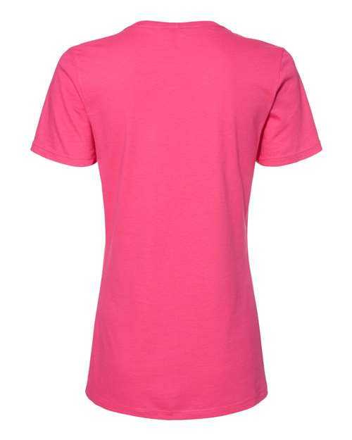Fruit Of The Loom IC47WR Women&#39;s Iconic T-Shirt - Cyber Pink - HIT a Double - 2