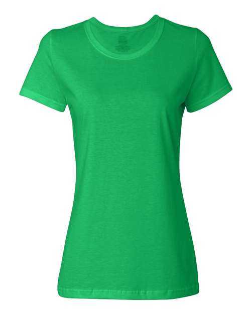 Fruit Of The Loom L3930R HD Cotton Women&#39;s Short Sleeve T-Shirt - Kelly - HIT a Double