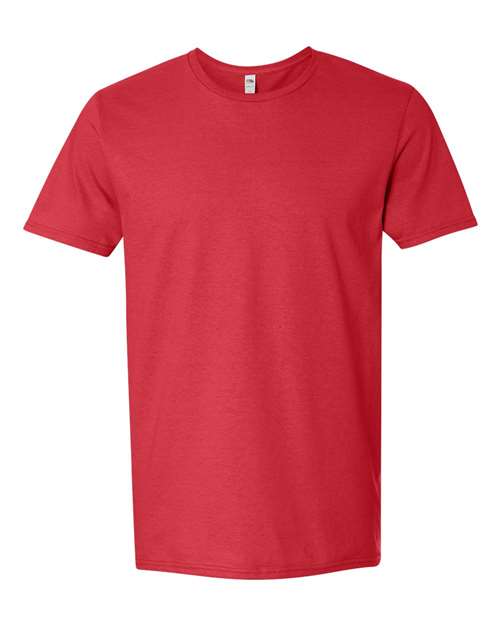 Fruit Of The Loom SF45R Sofspun Crewneck T-Shirt - Fiery Red - HIT a Double