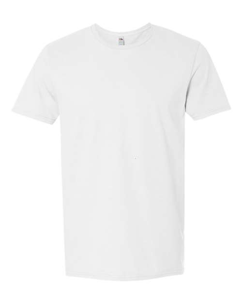 Fruit Of The Loom SF45R Sofspun Crewneck T-Shirt - White - HIT a Double