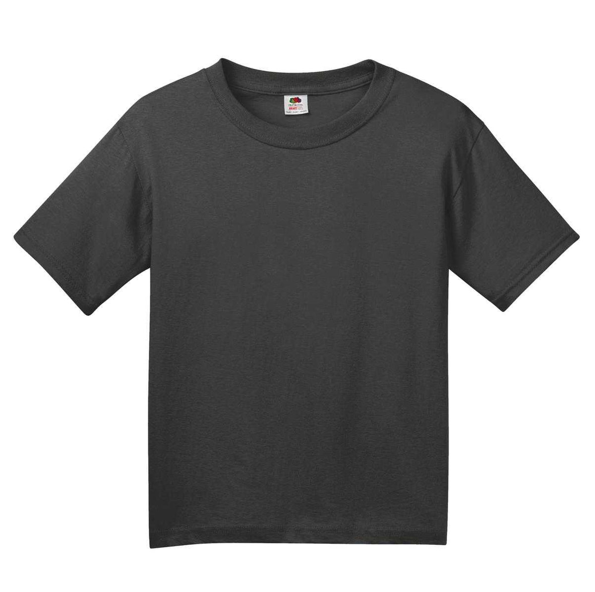 Fruit of the Loom 3930B Youth HD Cotton 100% Cotton T-Shirt - Charcoal Gray - HIT a Double