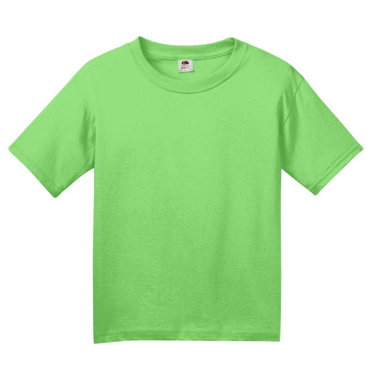 Fruit of the Loom 3930B Youth HD Cotton 100% Cotton T-Shirt - Kiwi - HIT a Double