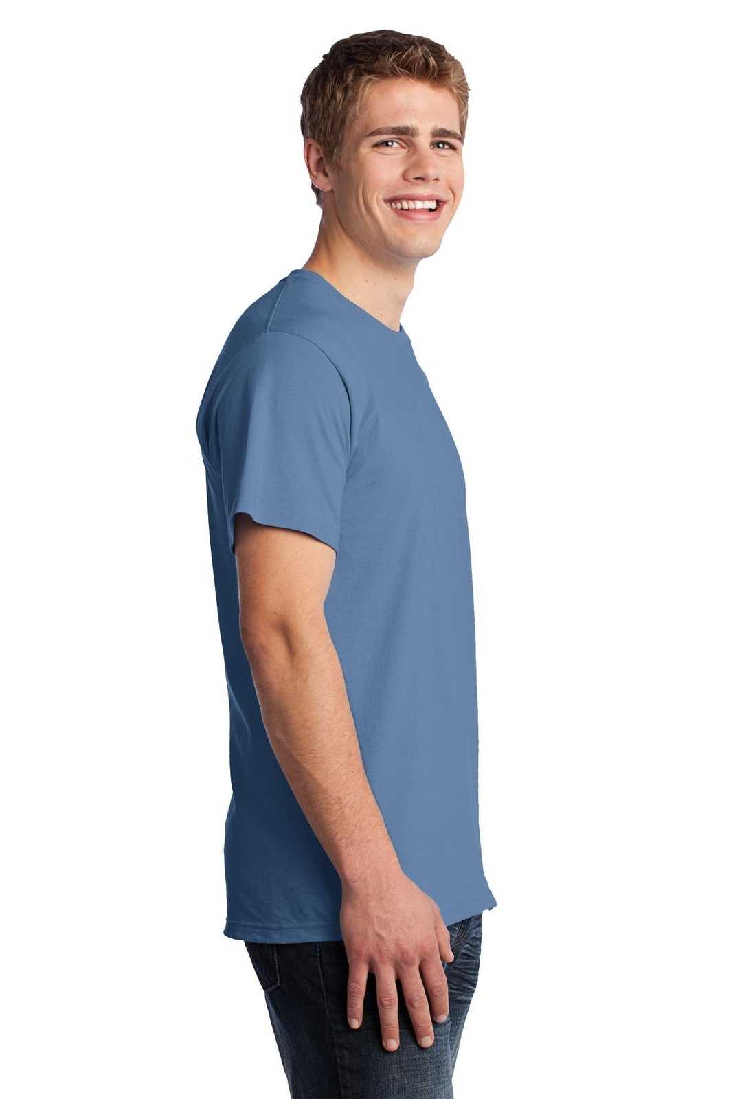 Fruit of the Loom 3930 HD Cotton 100% Cotton T-Shirt - Columbia Blue - HIT a Double