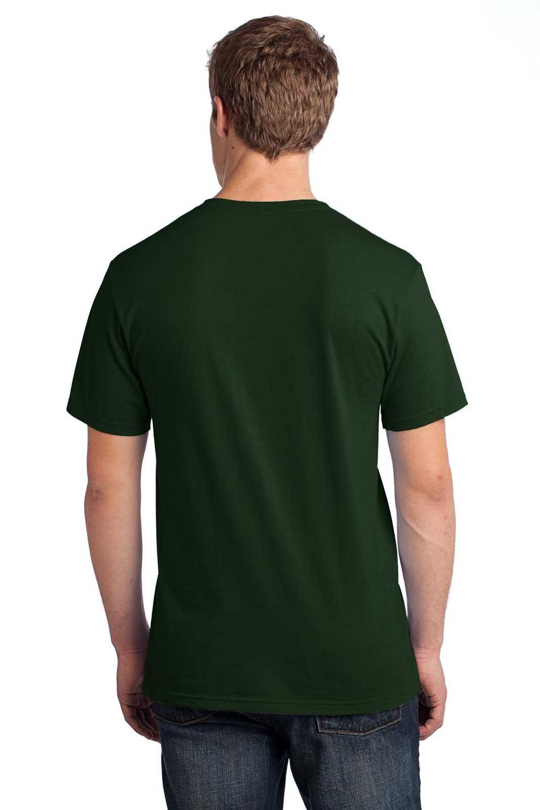 Fruit of the Loom 3930 HD Cotton 100% Cotton T-Shirt - Forest Green - HIT a Double