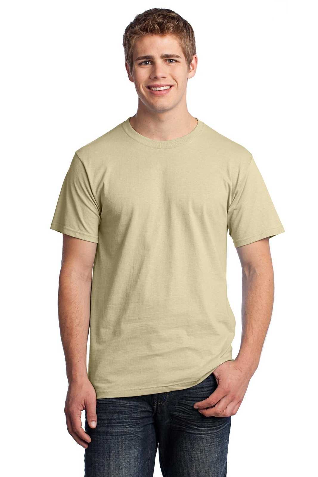 Fruit of the Loom 3930 HD Cotton 100% Cotton T-Shirt - Natural - HIT a Double