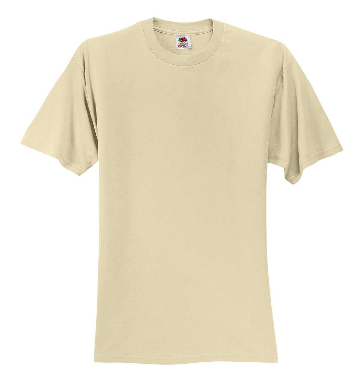 Fruit of the Loom 3930 HD Cotton 100% Cotton T-Shirt - Natural - HIT a Double