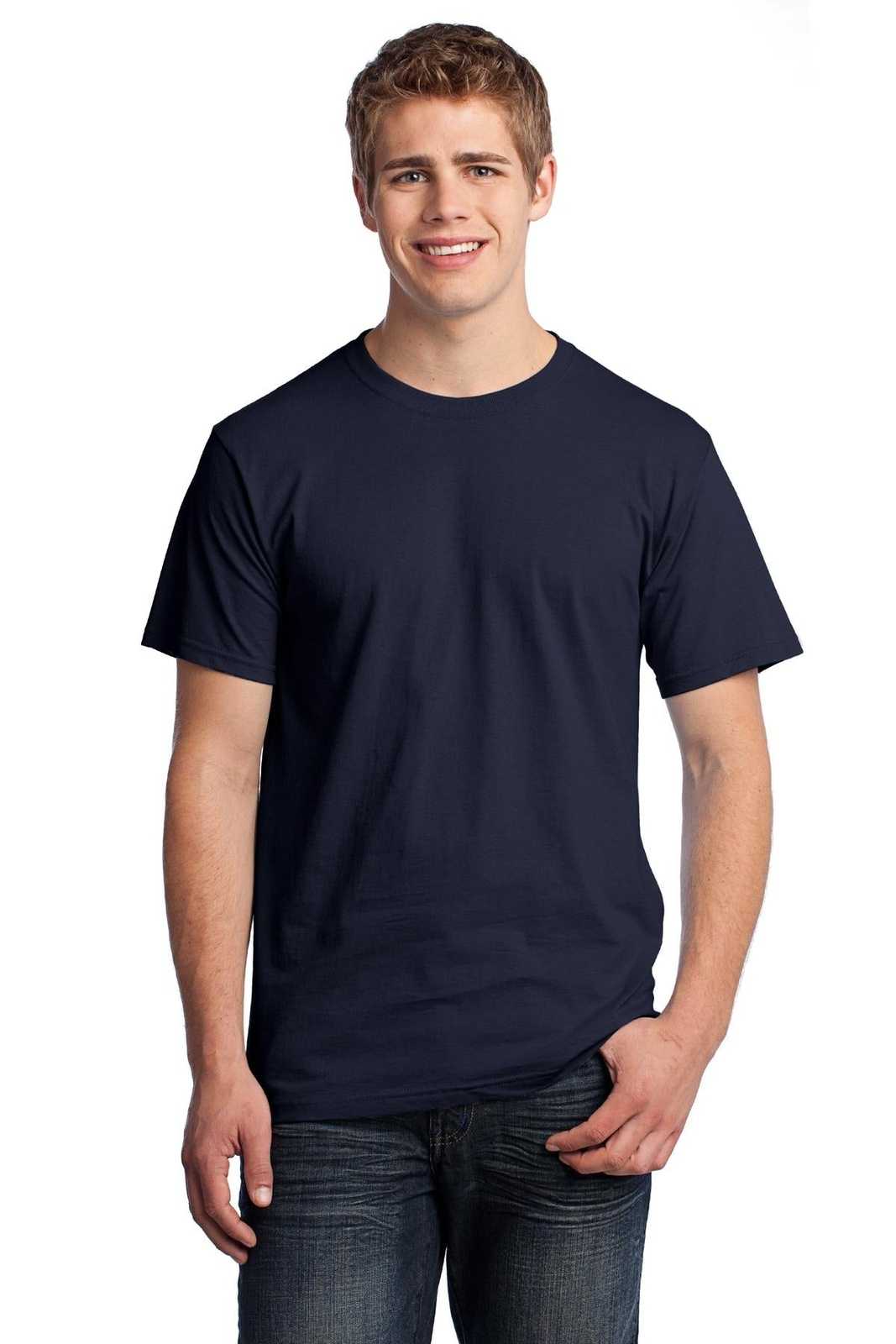 Fruit of the Loom 3930 HD Cotton 100% Cotton T-Shirt - Navy