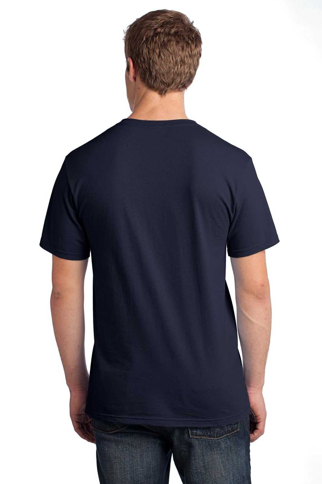 moral koncept friktion Fruit of the Loom 3930 HD Cotton 100% Cotton T-Shirt - Navy