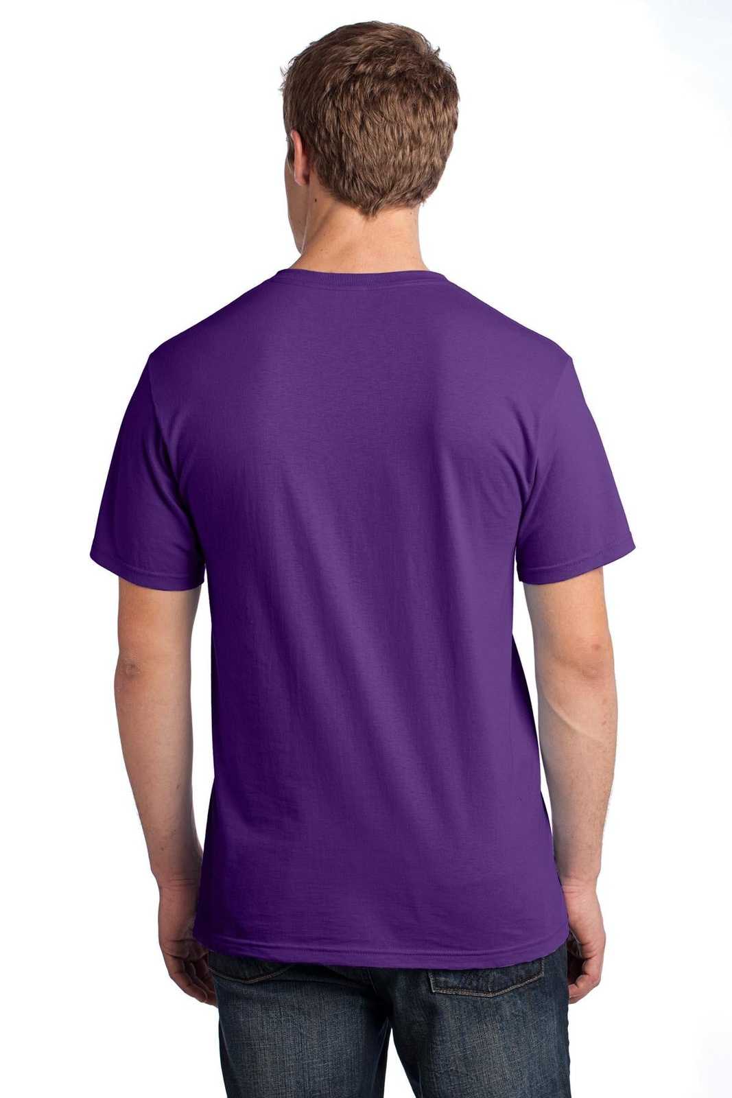 Fruit of the Loom 3930 HD Cotton 100% Cotton T-Shirt - Purple - HIT a Double