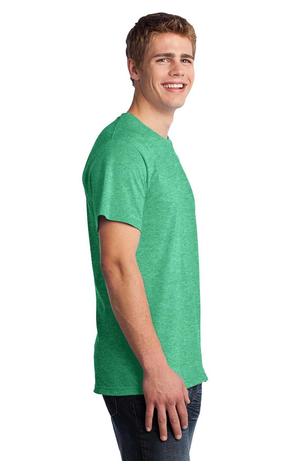Fruit of the Loom 3930 HD Cotton 100% Cotton T-Shirt - Retro Heather Green - HIT a Double