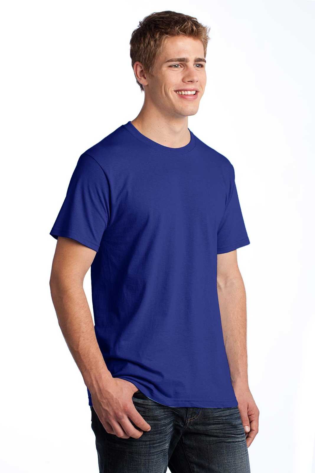 Fruit of the Loom 3930 HD Cotton 100% Cotton T-Shirt - Royal - HIT a Double