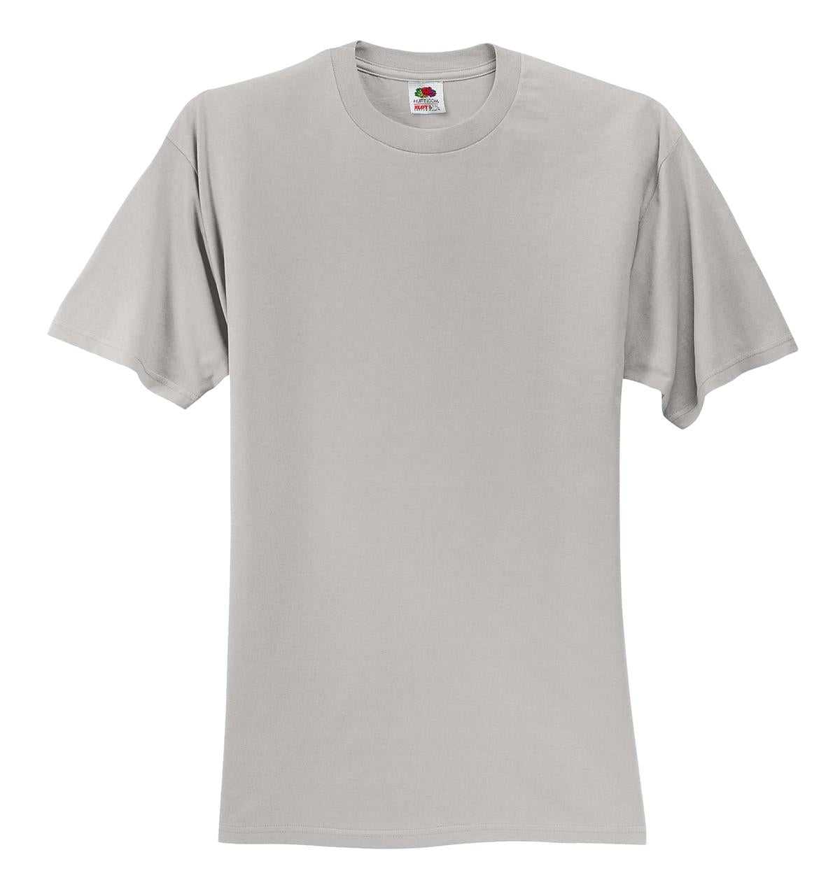 Fruit of the Loom 3930 HD Cotton 100% Cotton T-Shirt - Silver - HIT a Double