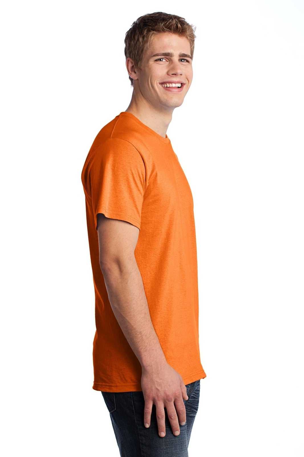Fruit of the Loom 3930 HD Cotton 100% Cotton T-Shirt - Tennessee Orange - HIT a Double