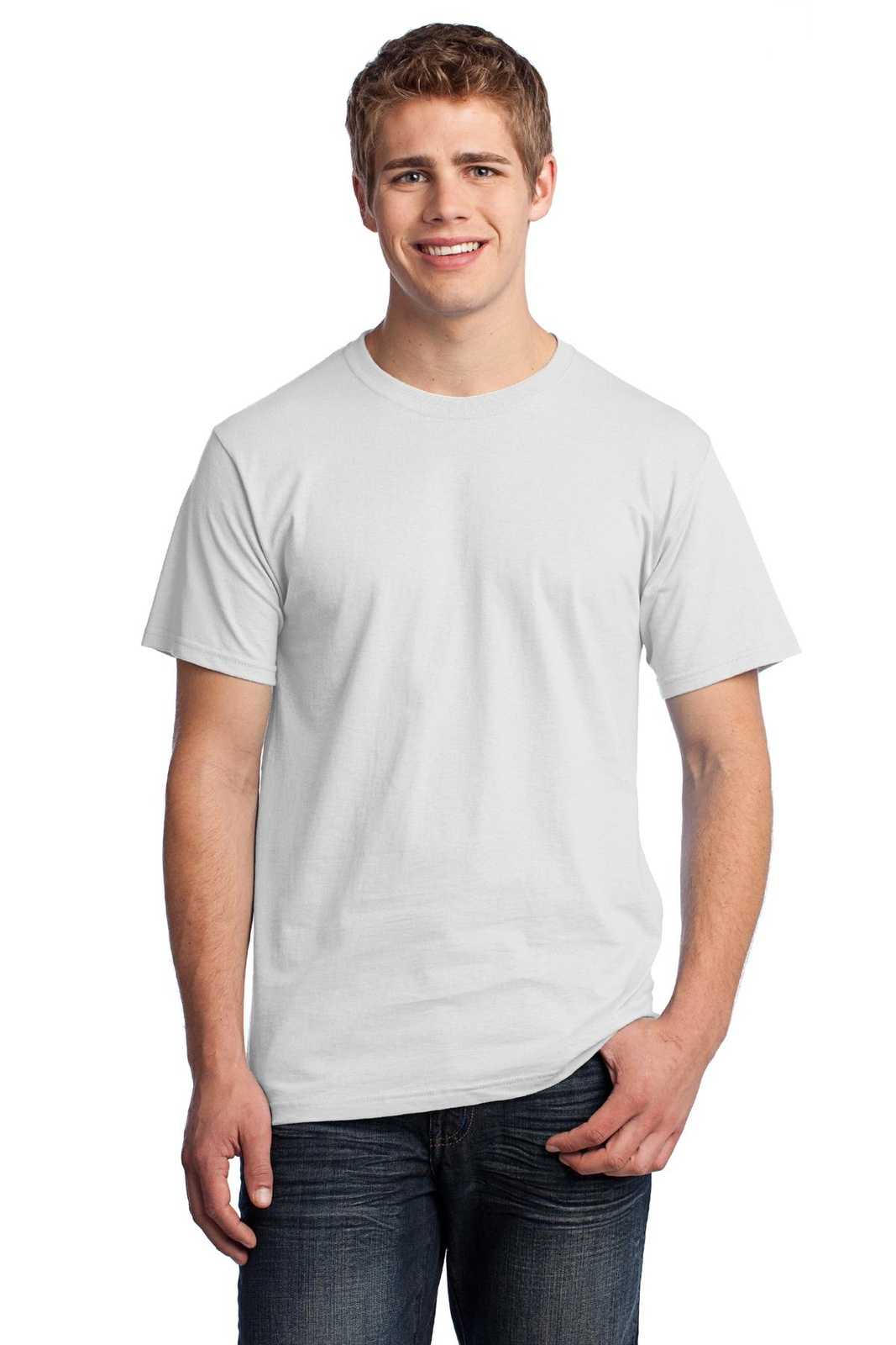 Fruit of the Loom 3930 HD Cotton 100% Cotton T-Shirt - White - HIT a Double
