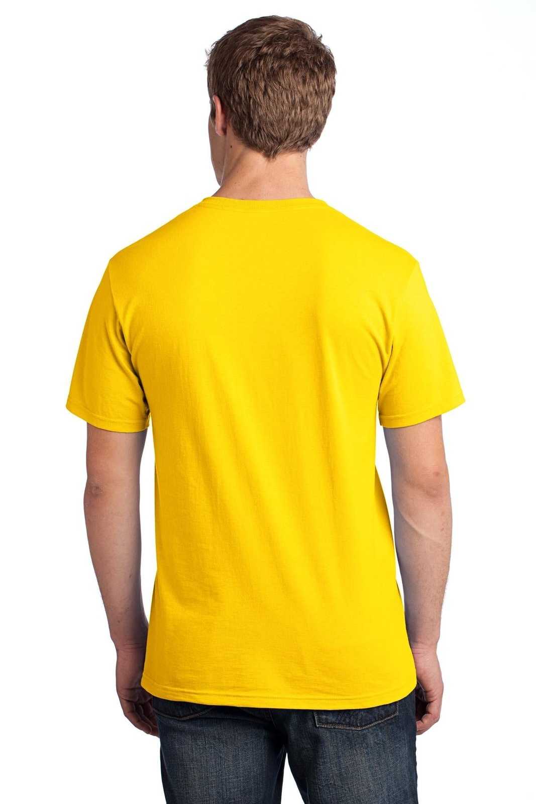Fruit of the Loom 3930 HD Cotton 100% Cotton T-Shirt - Yellow - HIT a Double