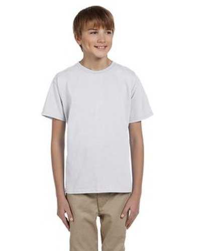 Fruit of the Loom 3931B Youth Hd Cotton T-Shirt - Ash - HIT a Double