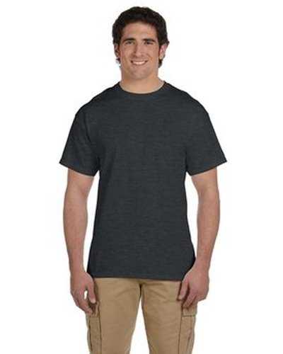 Fruit of the Loom 3931B Youth Hd Cotton T-Shirt - Black Heather - HIT a Double