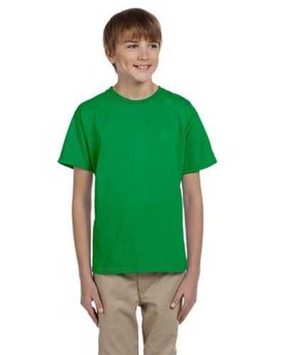 Fruit of the Loom 3931B Youth Hd Cotton T-Shirt - Kelly - HIT a Double