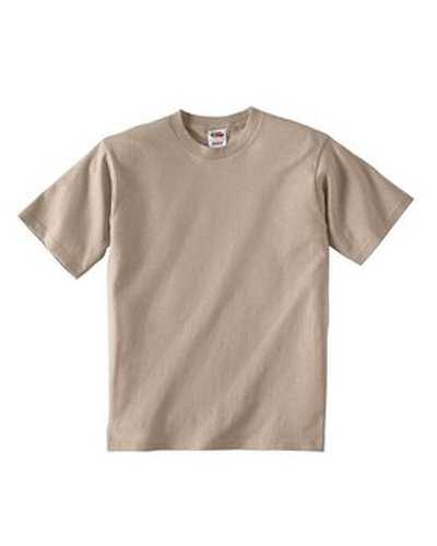 Fruit of the Loom 3931B Youth Hd Cotton T-Shirt - Khaki - HIT a Double