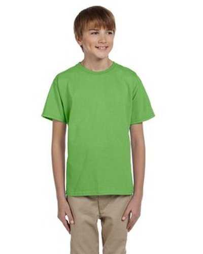 Fruit of the Loom 3931B Youth Hd Cotton T-Shirt - Kiwi - HIT a Double