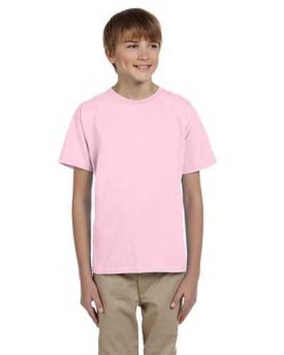 Fruit of the Loom 3931B Youth Hd Cotton T-Shirt - Pink - HIT a Double