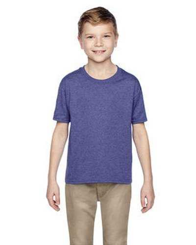 Fruit of the Loom 3931B Youth Hd Cotton T-Shirt - Retro Heather Purp - HIT a Double