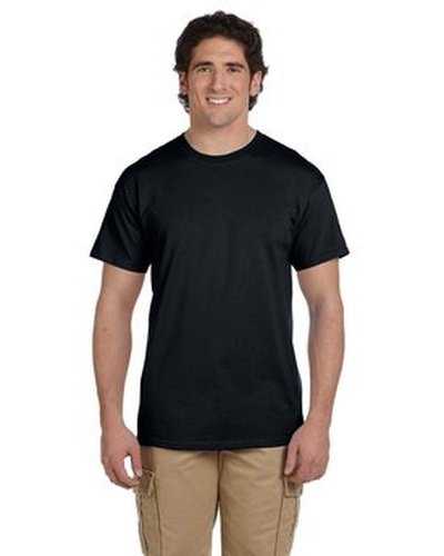 Fruit of the Loom 3931 Adult Hd Cotton T-Shirt - Black - HIT a Double