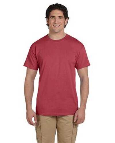 Fruit of the Loom 3931 Adult Hd Cotton T-Shirt - Crimson - HIT a Double