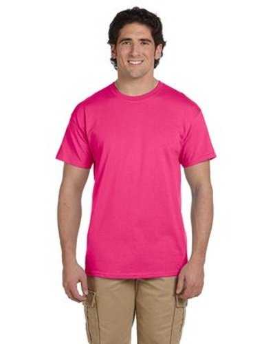 Fruit of the Loom 3931 Adult Hd Cotton T-Shirt - Cyber Pink - HIT a Double