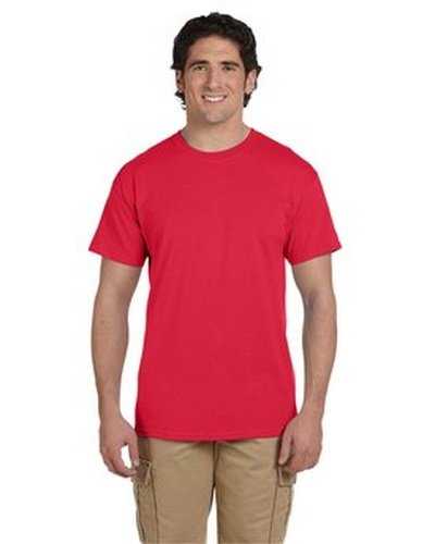 Fruit of the Loom 3931 Adult Hd Cotton T-Shirt - Fiery Red - HIT a Double