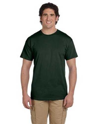 Fruit of the Loom 3931 Adult Hd Cotton T-Shirt - Forest Green - HIT a Double
