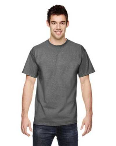 Fruit of the Loom 3931 Adult Hd Cotton T-Shirt - Graphite Heather - HIT a Double